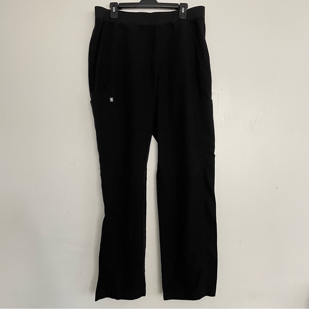 Men’s FIGS Axim Cargo Scrub Pants Black Size XL